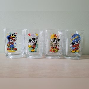 McDonald's Year 2000 Celebration Cups Featuring Mickey Mouse